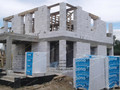 Строительство двухэтажного дома из газосиликатных блоков 190 м.кв., стены - компания ANTONOVDOM