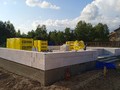 Строительство одноэтажного дома 137 м.кв. из газобетона Исткульт по проекту Z67A в Волоколамске, стены - компания ANTONOVDOM