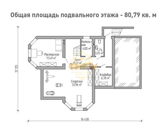 Планировка Дом из  AN028-13