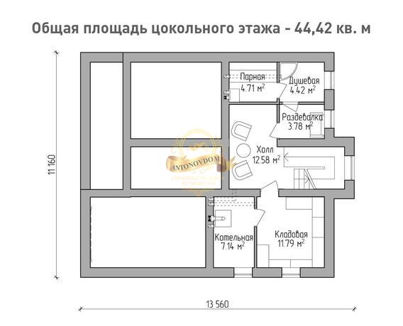 Планировка Дом из  AN027-15