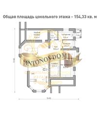 Планировка двухэтажного дома из газобетона с балконом