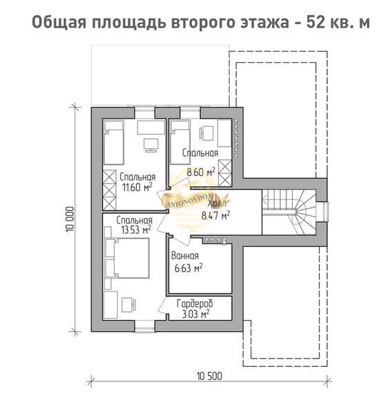 Планировка Дом из  AN027-11