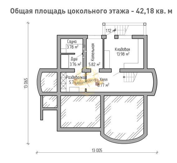 Планировка Дом из  AN058-12
