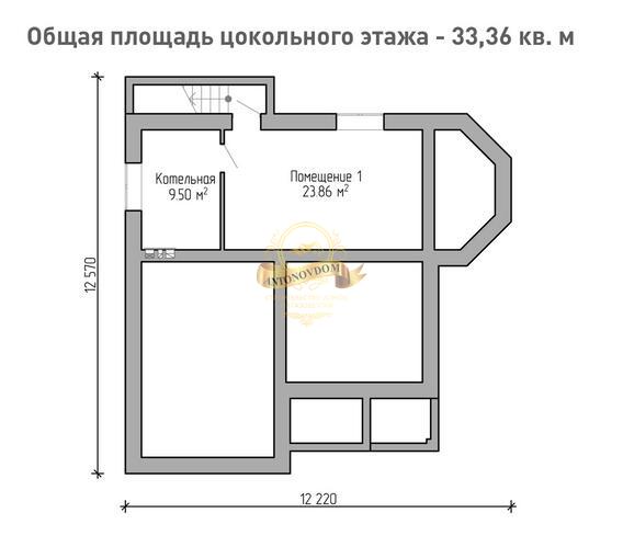 Планировка Дом из газосиликатных блоков AN068-13