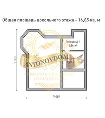 Планировка двухэтажного дома из газобетона с верандой