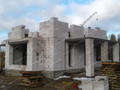 Строительство двухэтажного дома из газобетона 203 м.кв. стены - компания ANTONOVDOM