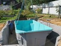 Строительство бани с бассейном 80 м.кв. из газобетона Исткульт в Истре, установка чаши бассейна - компания ANTONOVDOM